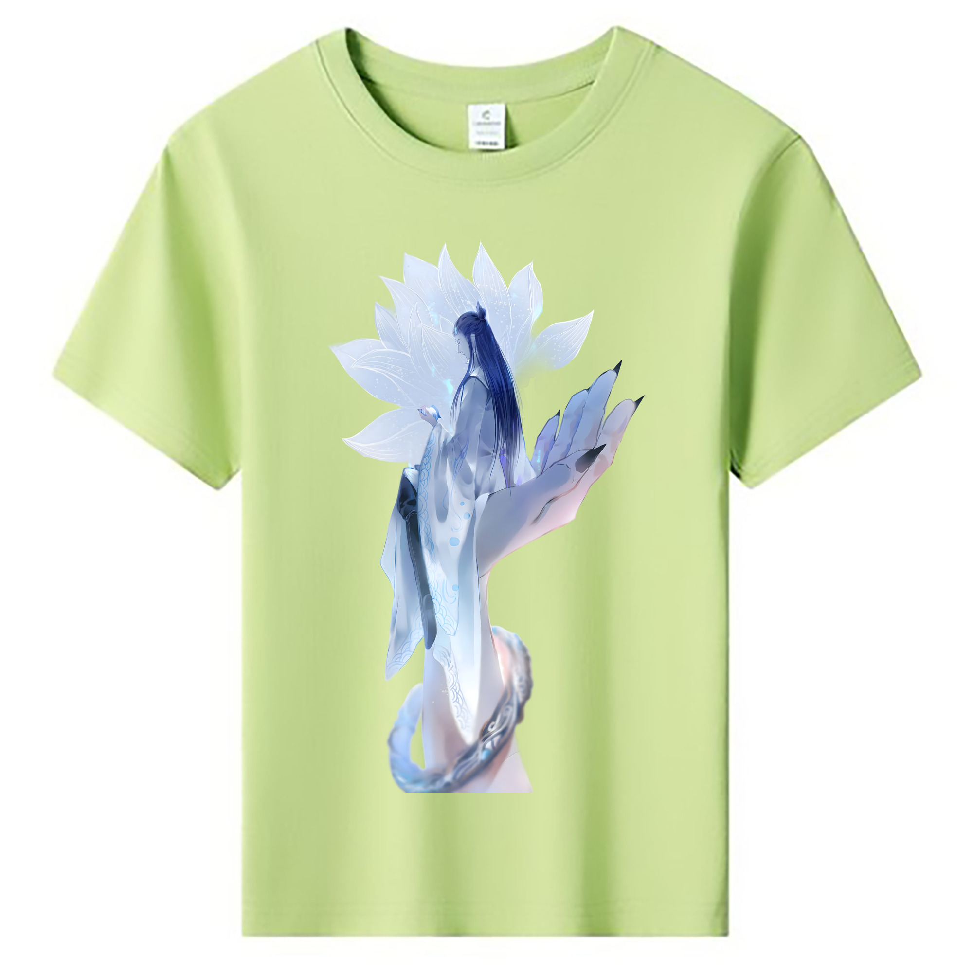 （画像用） Ne Zha 2 ナタ 魔童の大暴れ 綿100％キッズTシャツ（フロントプリント）